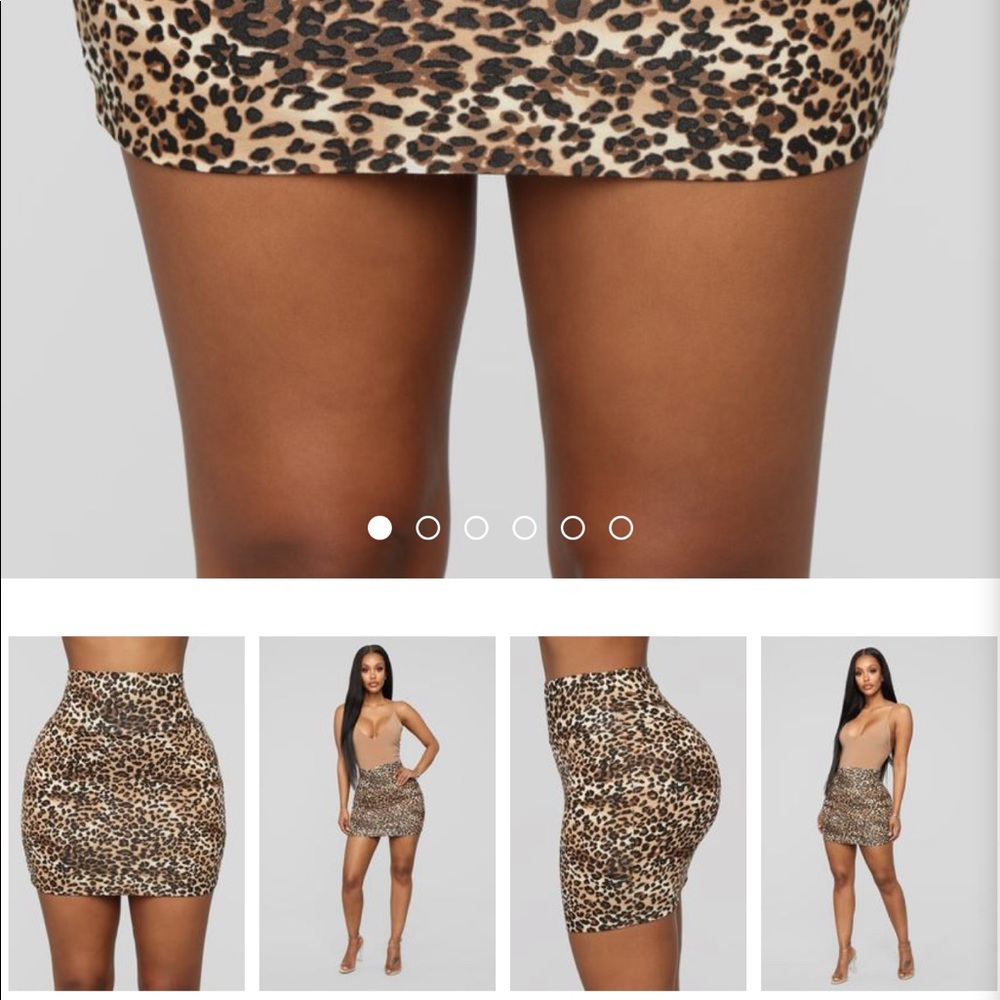 Animal Print Mini Skirt - Picture 2 of 2